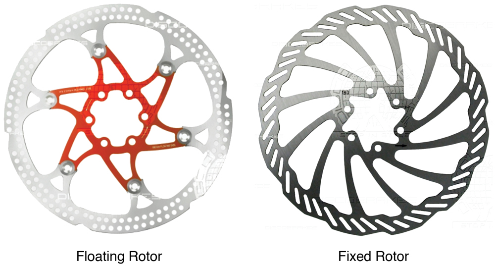 Floating versus fixed rotor guide