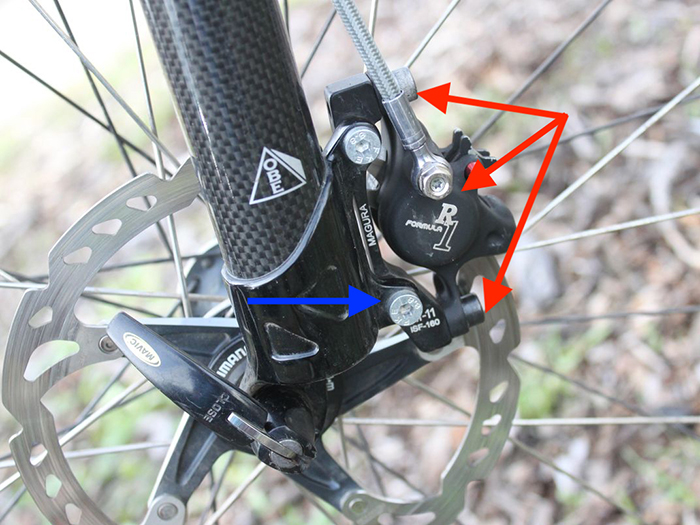 Post mount and IS disc brake adaptors guide
